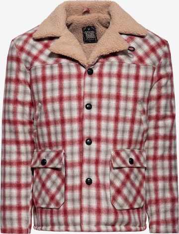 King Kerosin Winterjacke in Rot: Vorderseite