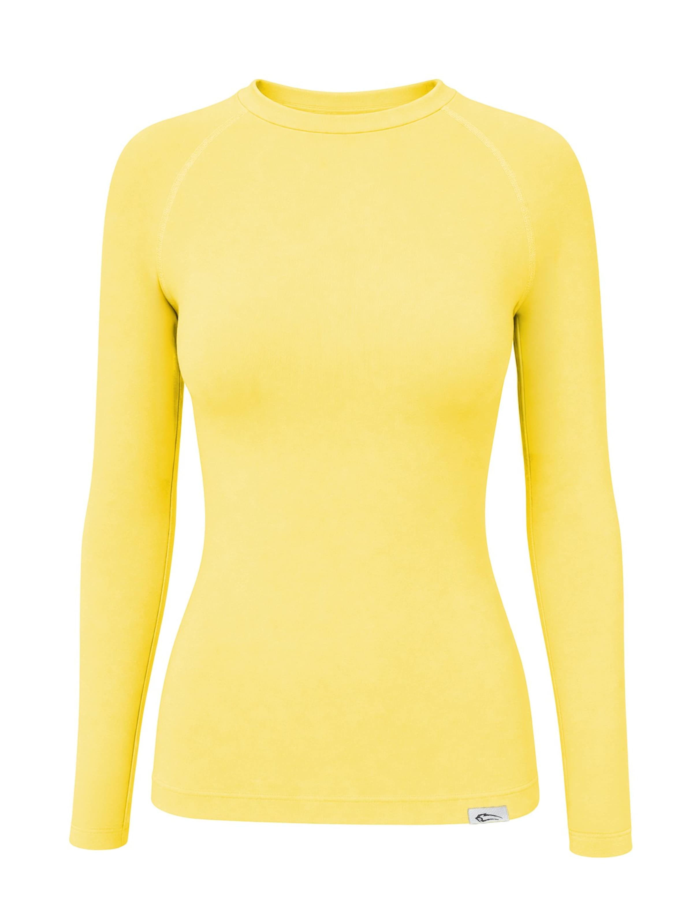 T-shirt ' Lyana ' Smilodox en jaune : devant