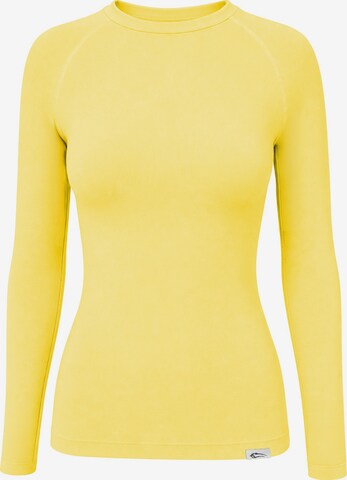T-shirt ' Lyana ' Smilodox en jaune : devant
