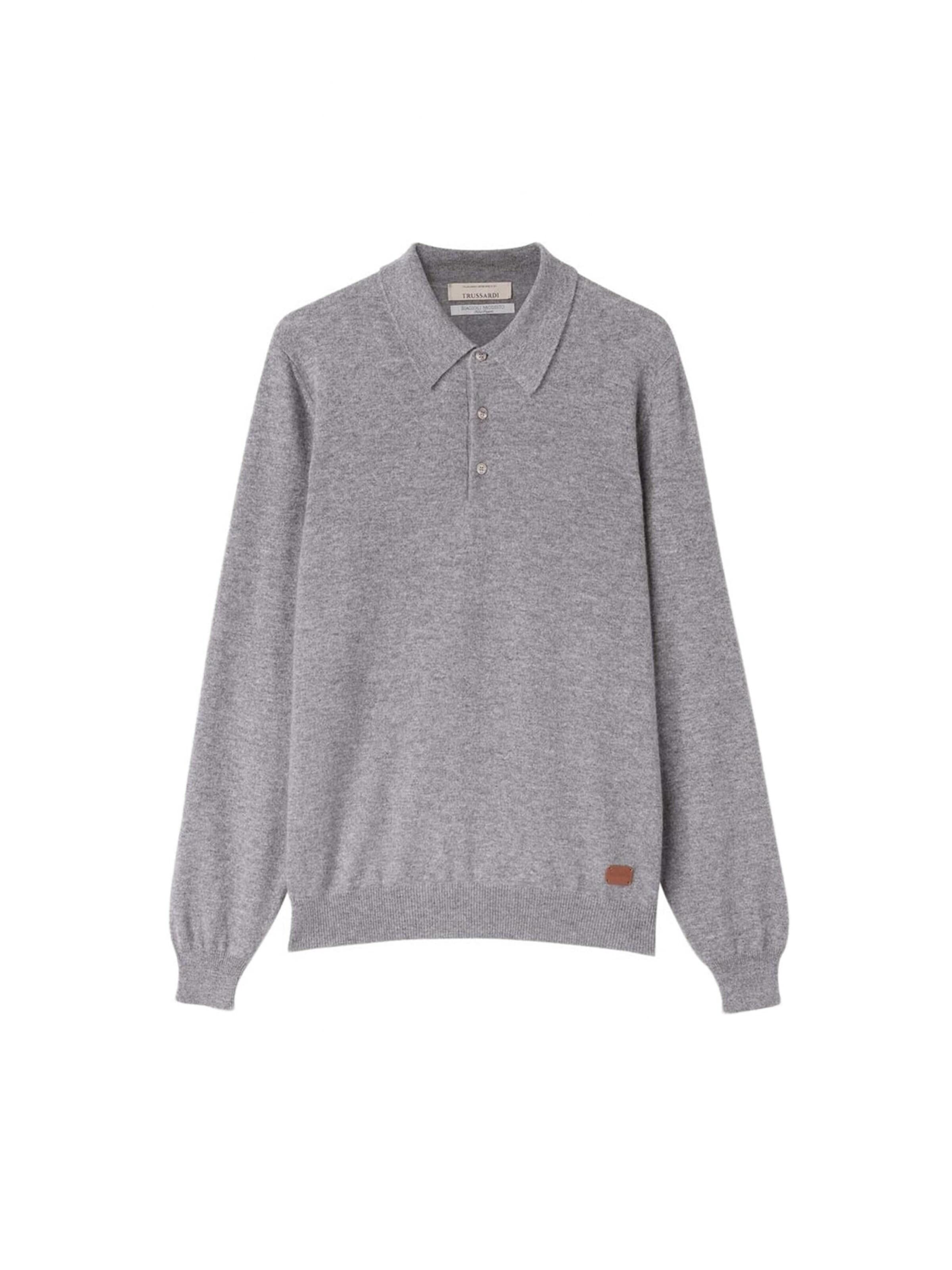 Pullover di Trussardi in grigio: frontale