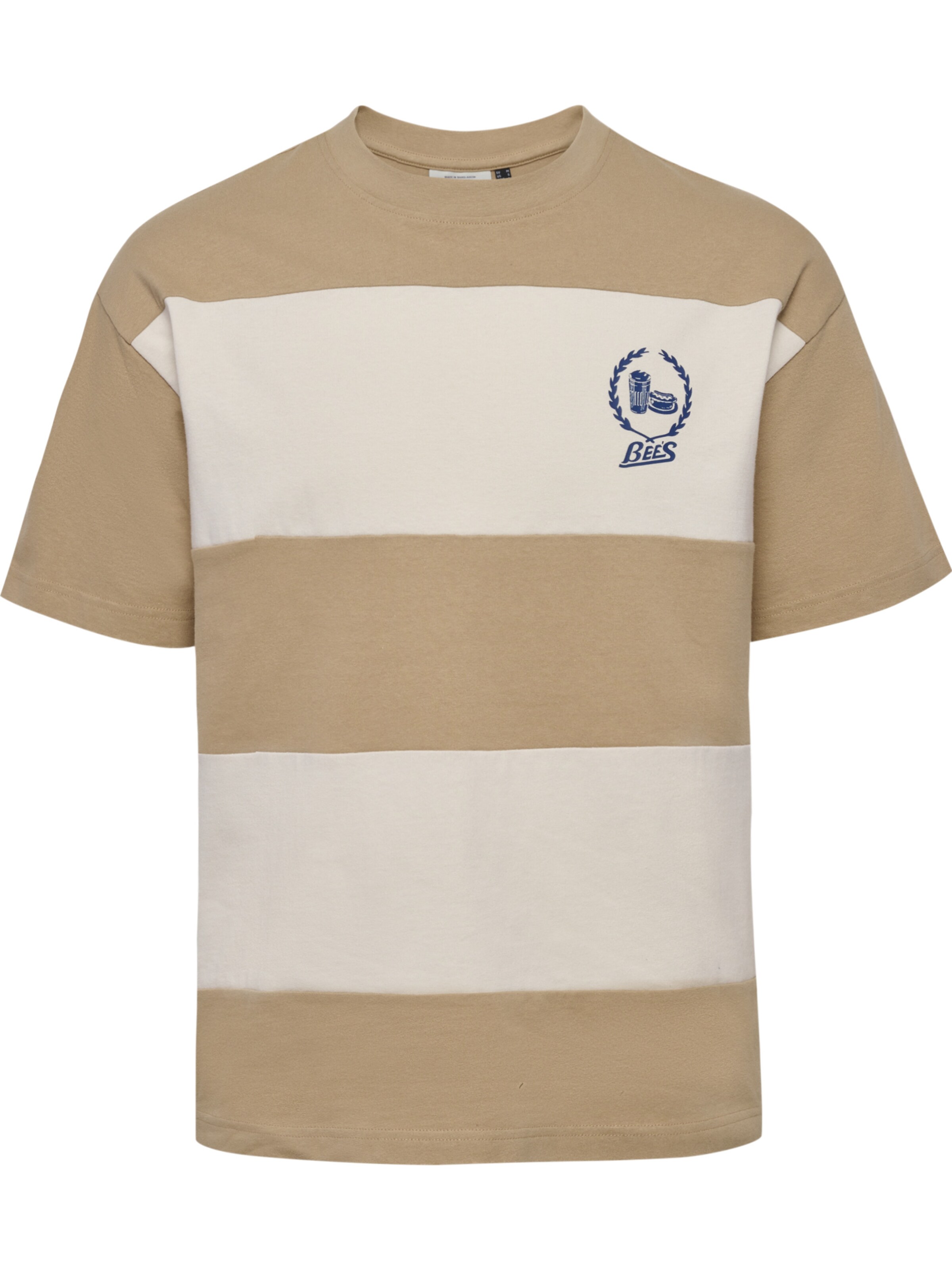 Hummel Shirt in Beige: voorkant