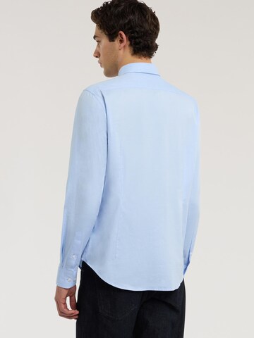 Trussardi Regular fit Button Up Shirt in Blue