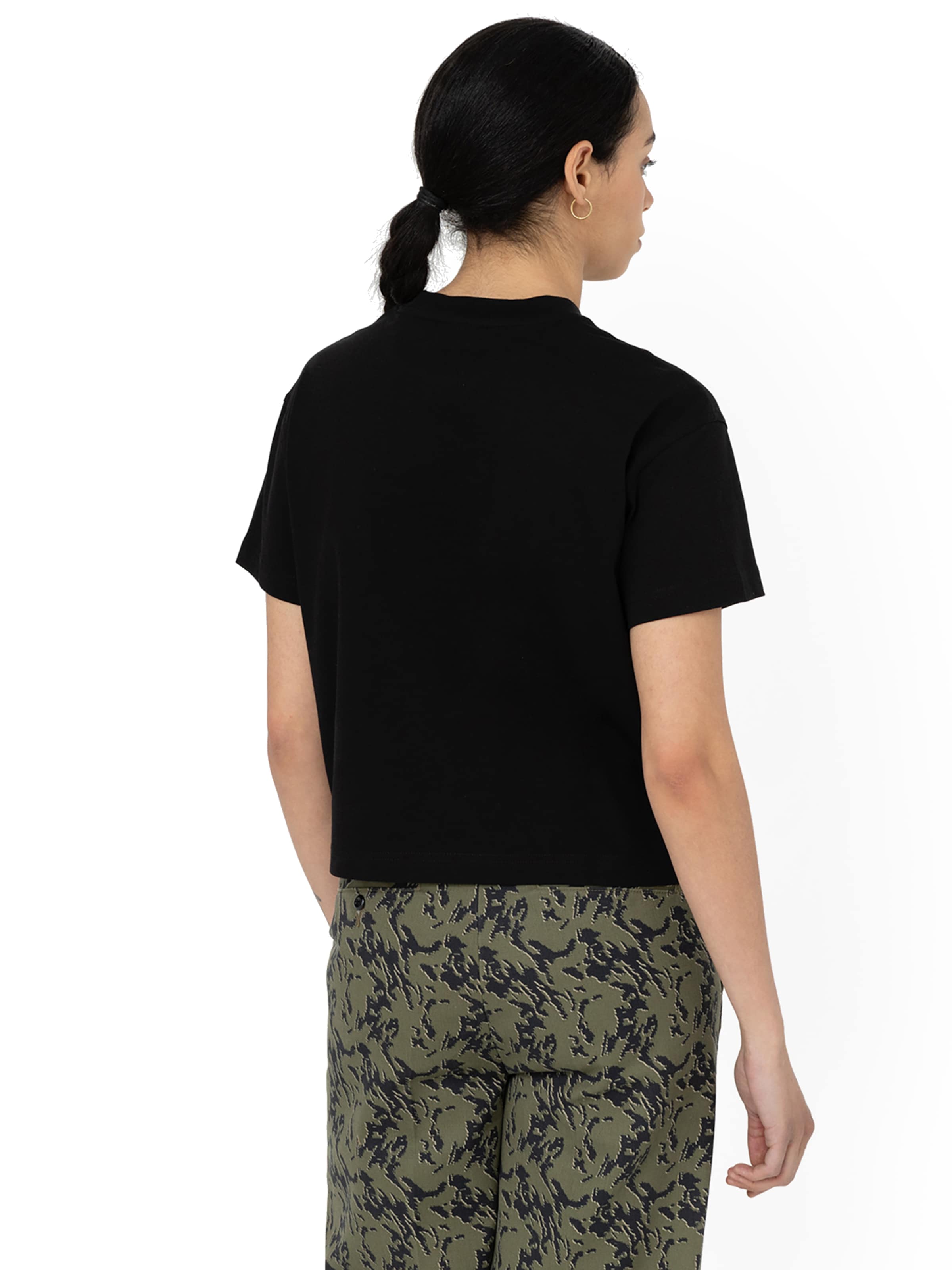 DICKIES Tričko 'Oakport' - Čierna