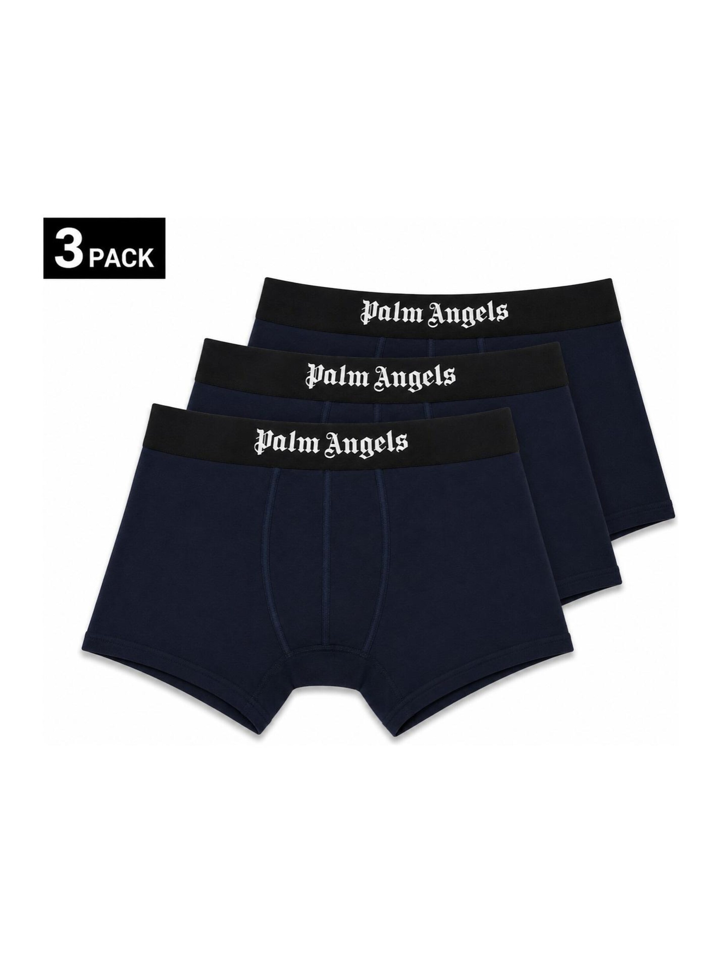 Boxer di Palm Angels in blu: frontale