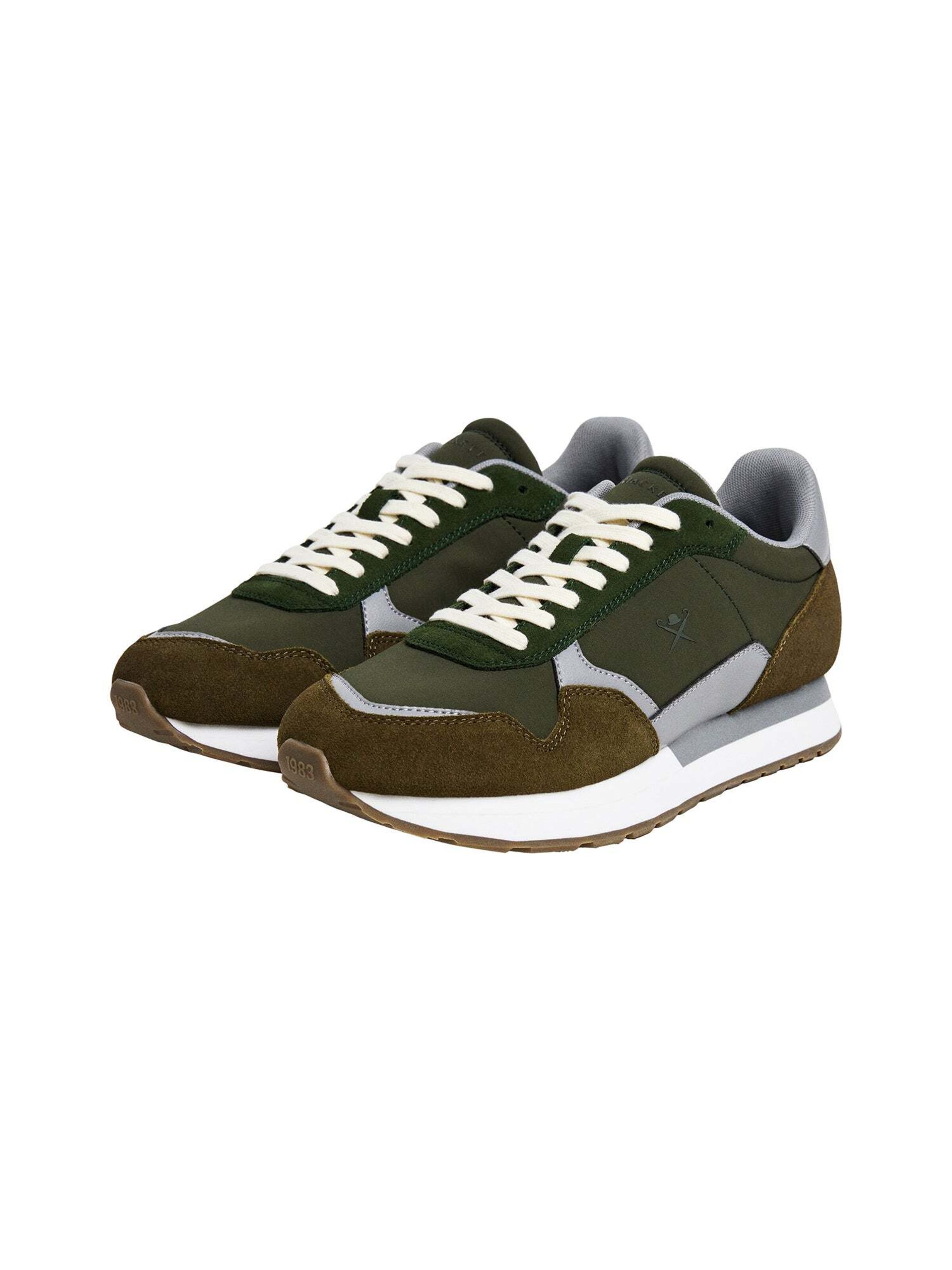 Scarpa stringata 'Vector Device' di Hackett London in verde