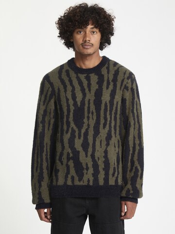 Volcom Pullover 'WAZERMOON' in Grün: Vorderseite