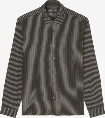 Marc O'Polo Button Up Shirt in Brown: front