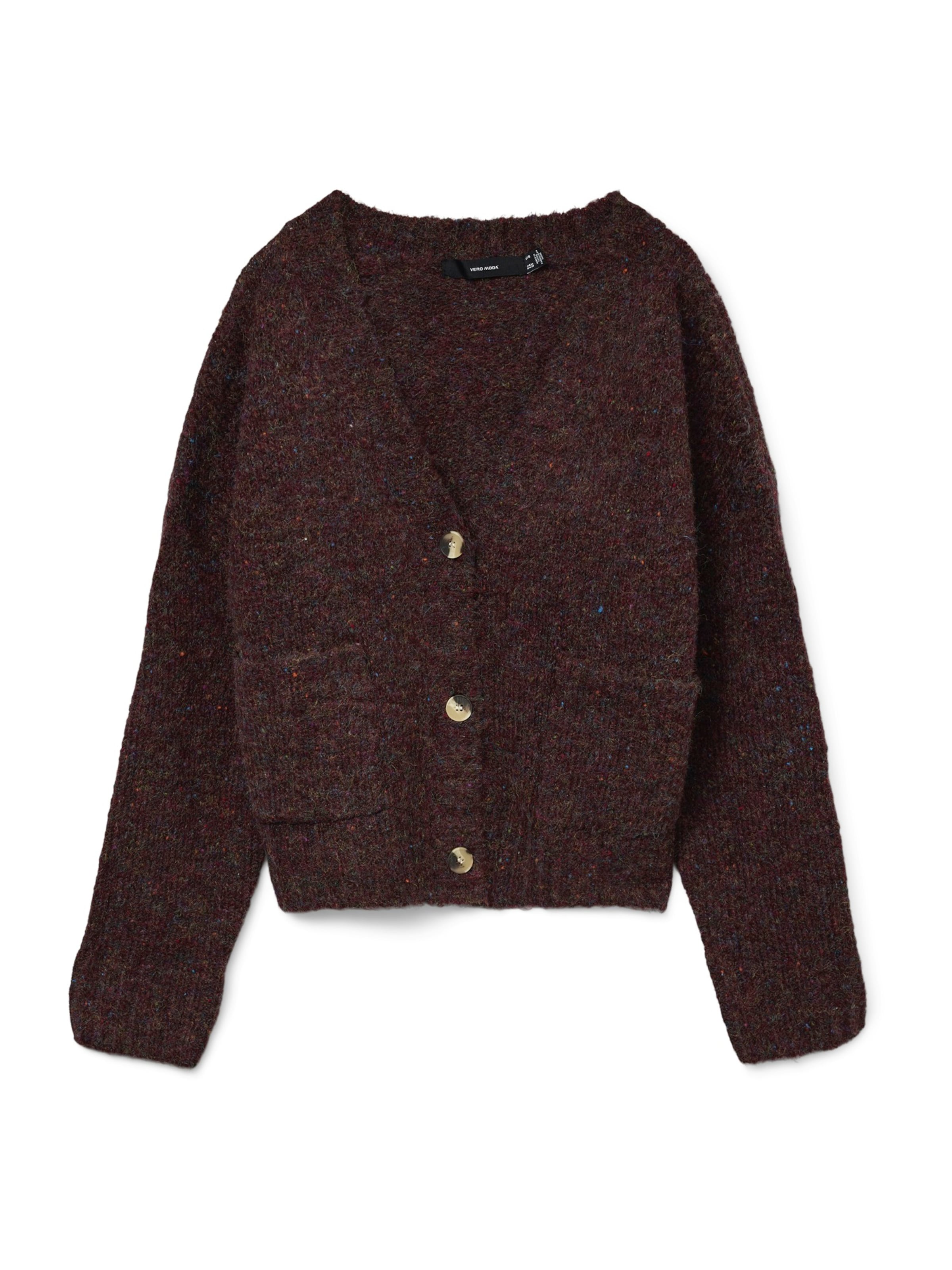 VERO MODA Πλεκτή ζακέτα 'VMINGRID' σε κόκκινο: μπροστά