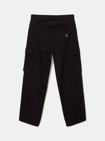 Pull&Bear Široký strih Kapsáče - Čierna