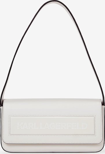 Karl Lagerfeld Kabelka na rameno 'Ikon' - šedobiela, Produkt