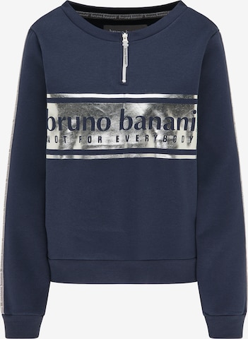Bruno Banani Sweatshirt 'Hayes' in Blau: Vorderseite