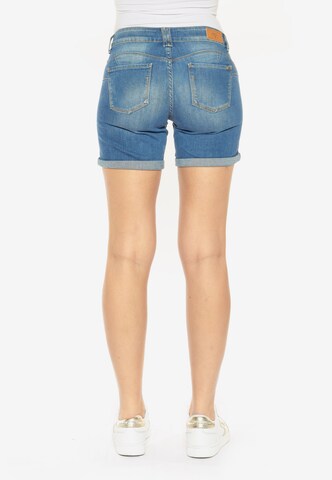 Le Temps Des Cerises Regular Shorts 'PAOLA' in Blau