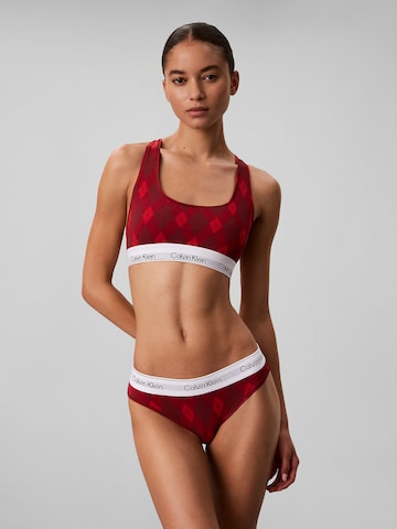 Calvin Klein Underwear Bralette Bra in Red