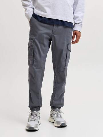 JACK & JONES Tapered Hose 'JJIPaul JJFlake' in Grau: Vorderseite