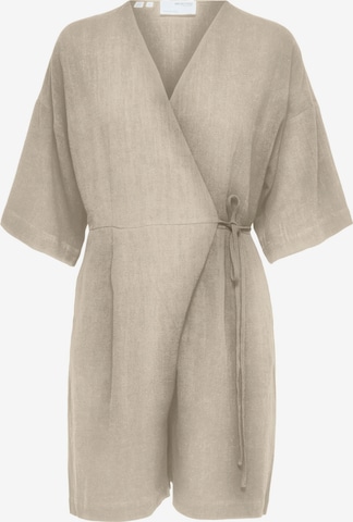 SELECTED FEMME Jumpsuit 'VITA-MALVINA' in Beige: predná strana