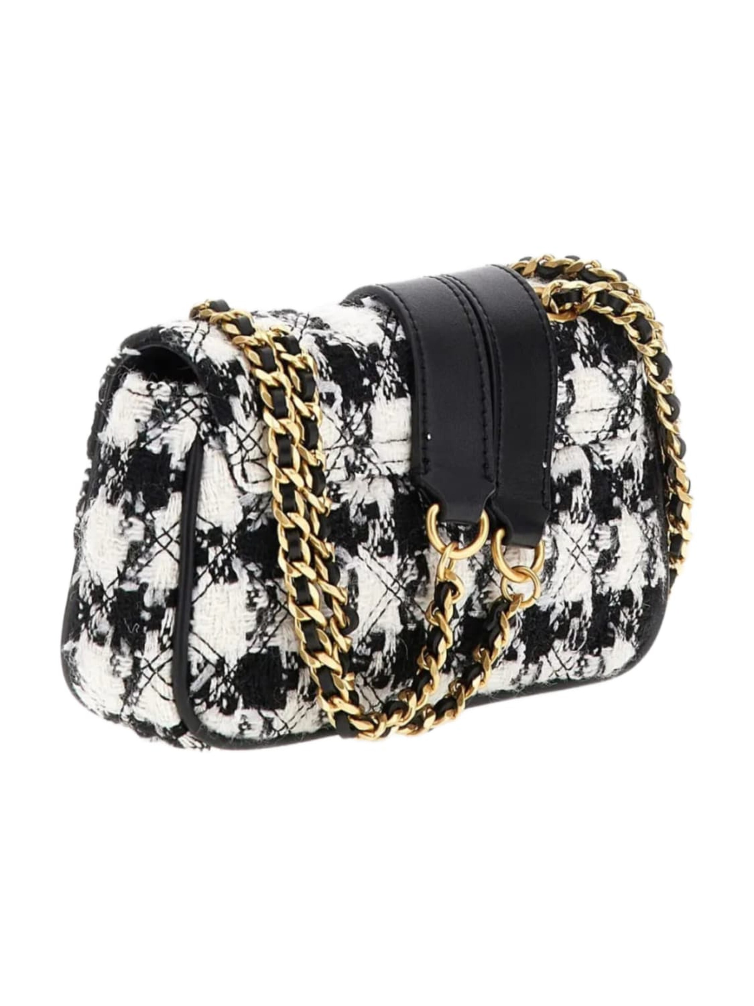 GUESS Schoudertas 'Guess Sac Bandoulière Spark Micro Mini Black Multi' in Zwart