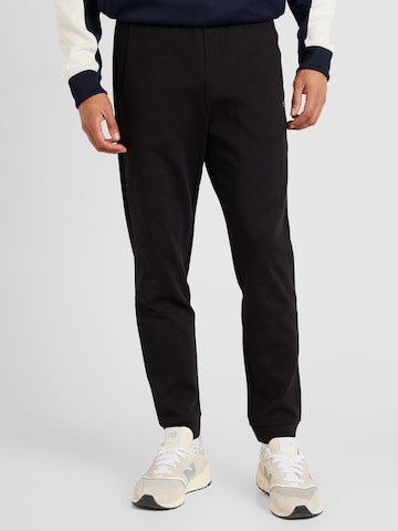 BOSS Tapered Trousers 'Hadiko' in Black: front