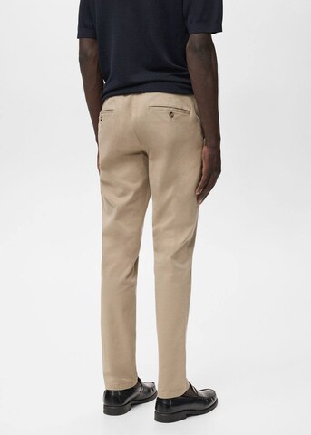 MANGO MAN Slimfit Chinohose 'Barna' in Beige