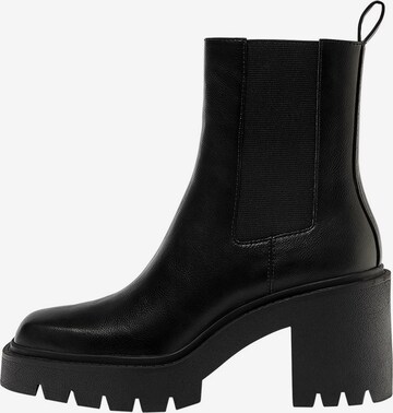 Pull&Bear Chelsea Boots in Schwarz