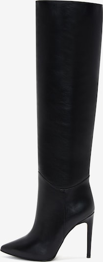 Derimod Cuissardes ' Women's Heeled Boots ' en noir, Vue avec produit