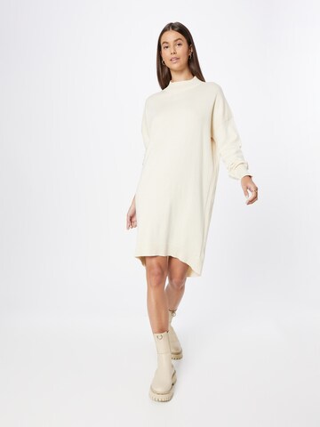 ESPRIT Knitted dress in Beige: front