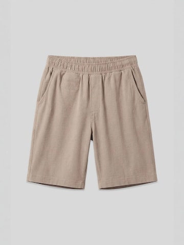 Pantalon chino Tommy Life en beige : devant