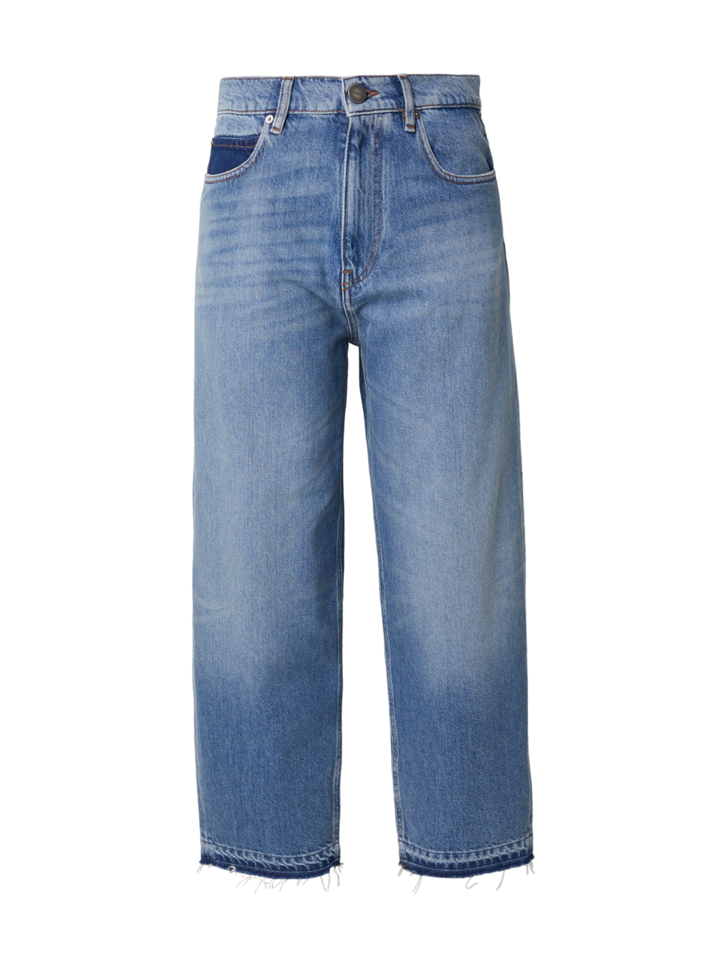 PINKO Vat Jeans 'ESTELLE EGG' in Blauw: voorkant