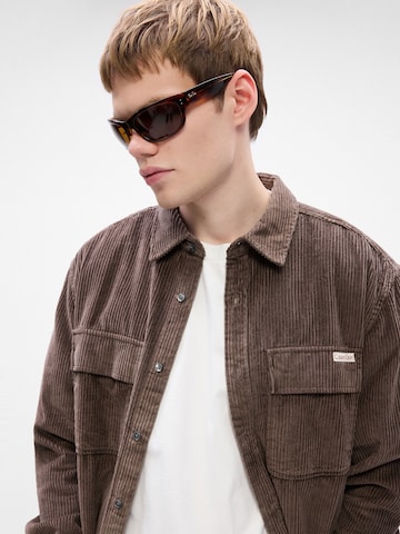 Calvin Klein Jeans Rovný strih Košeľa - Sivá