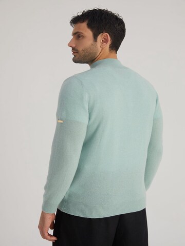 SILK & CASHMERE Sweater in Green