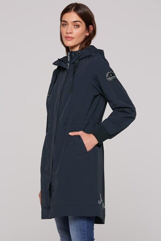Soccx Winter Parka in Blue: front