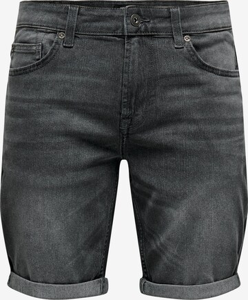 Regular Jean 'Ply' Only & Sons en gris : devant