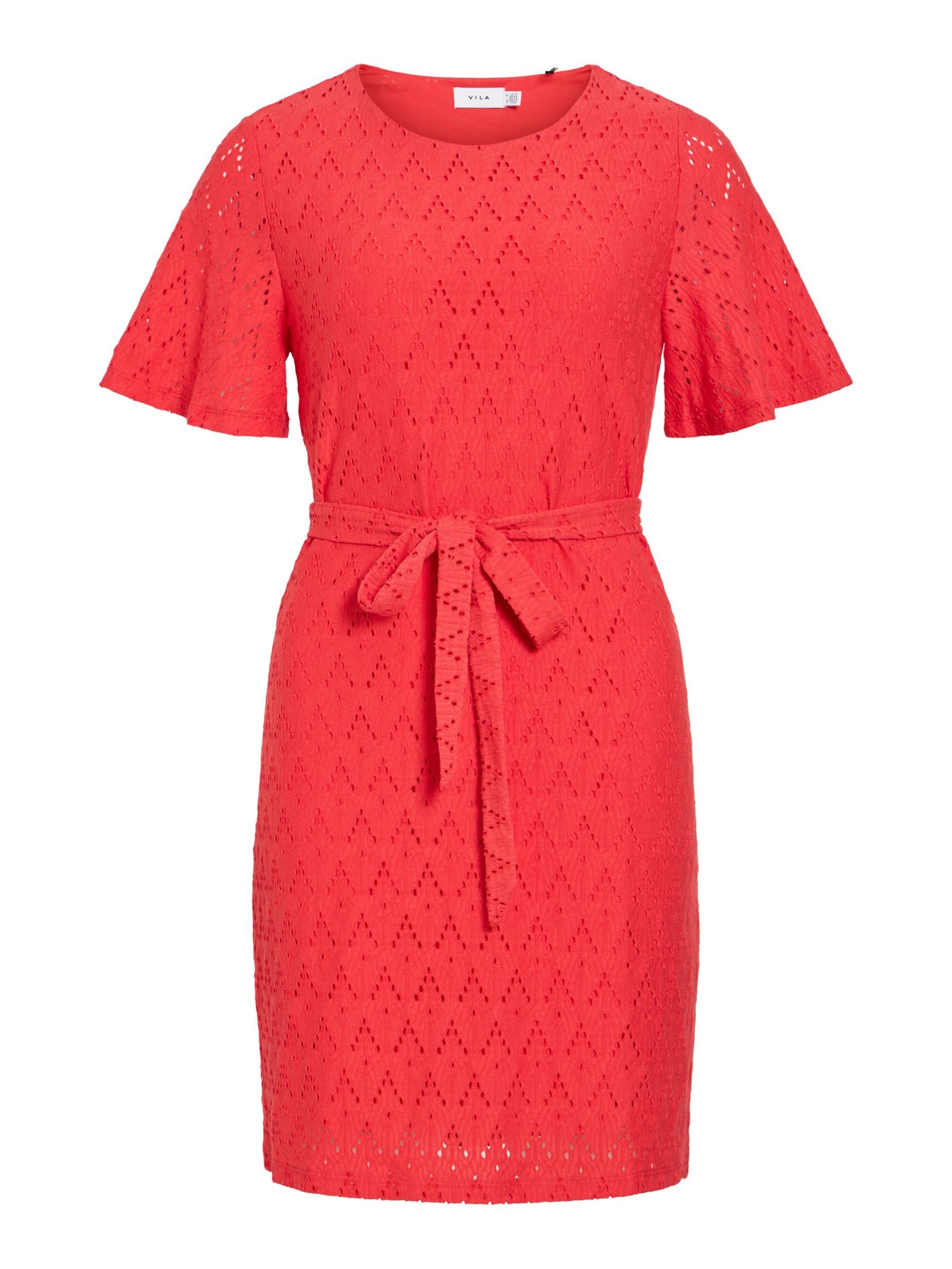 VILA Dress in Red: front