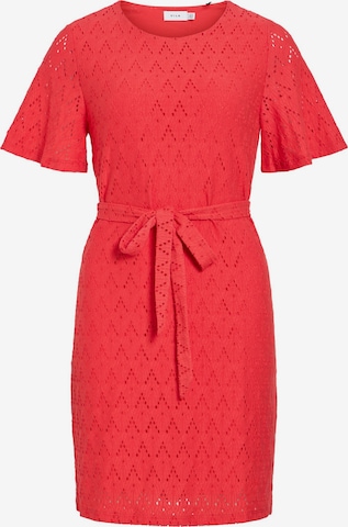 VILA Dress in Red: front