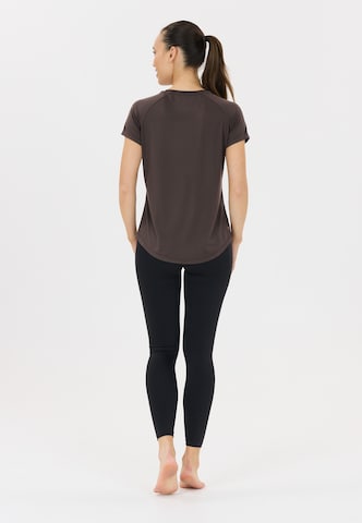 Athlecia T-Shirt 'Gaina' in Braun