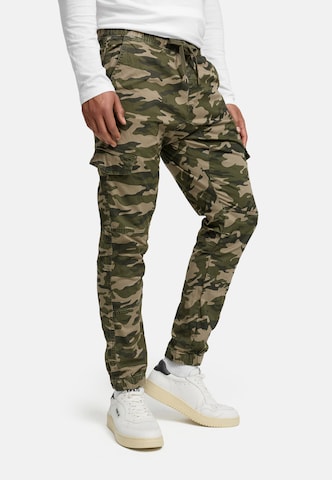 Regular Pantalon cargo 'INPillus' INDICODE JEANS en mélange de couleurs