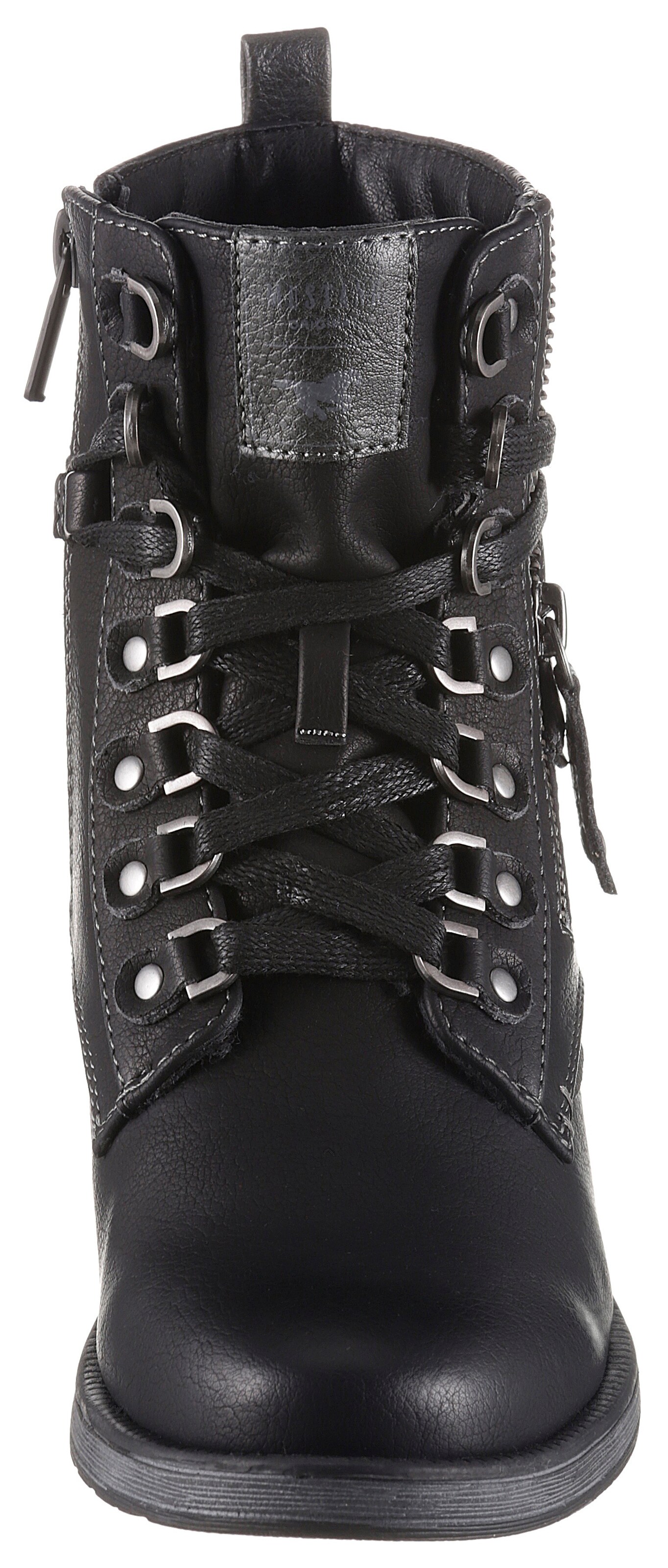 MUSTANG - Botines con cordones en negro