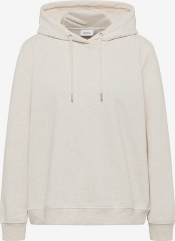 CECIL Sweatshirt in Beige: front
