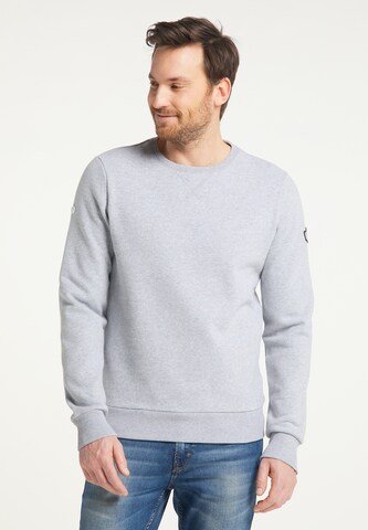 DreiMaster Maritim Sweatshirt in Grey: front