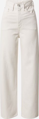 LEVI'S ®Traperice 'WellThread® High Loose Jeans' - bijela boja: prednji dio