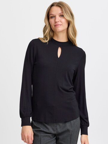 Fransa - Camiseta 'Cerica 4' en negro: frente