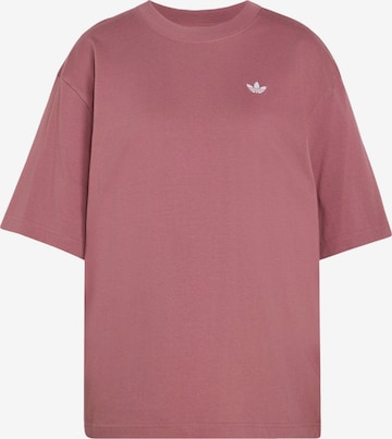 ADIDAS ORIGINALS - Camiseta talla grande 'Essentials' en rojo: frente