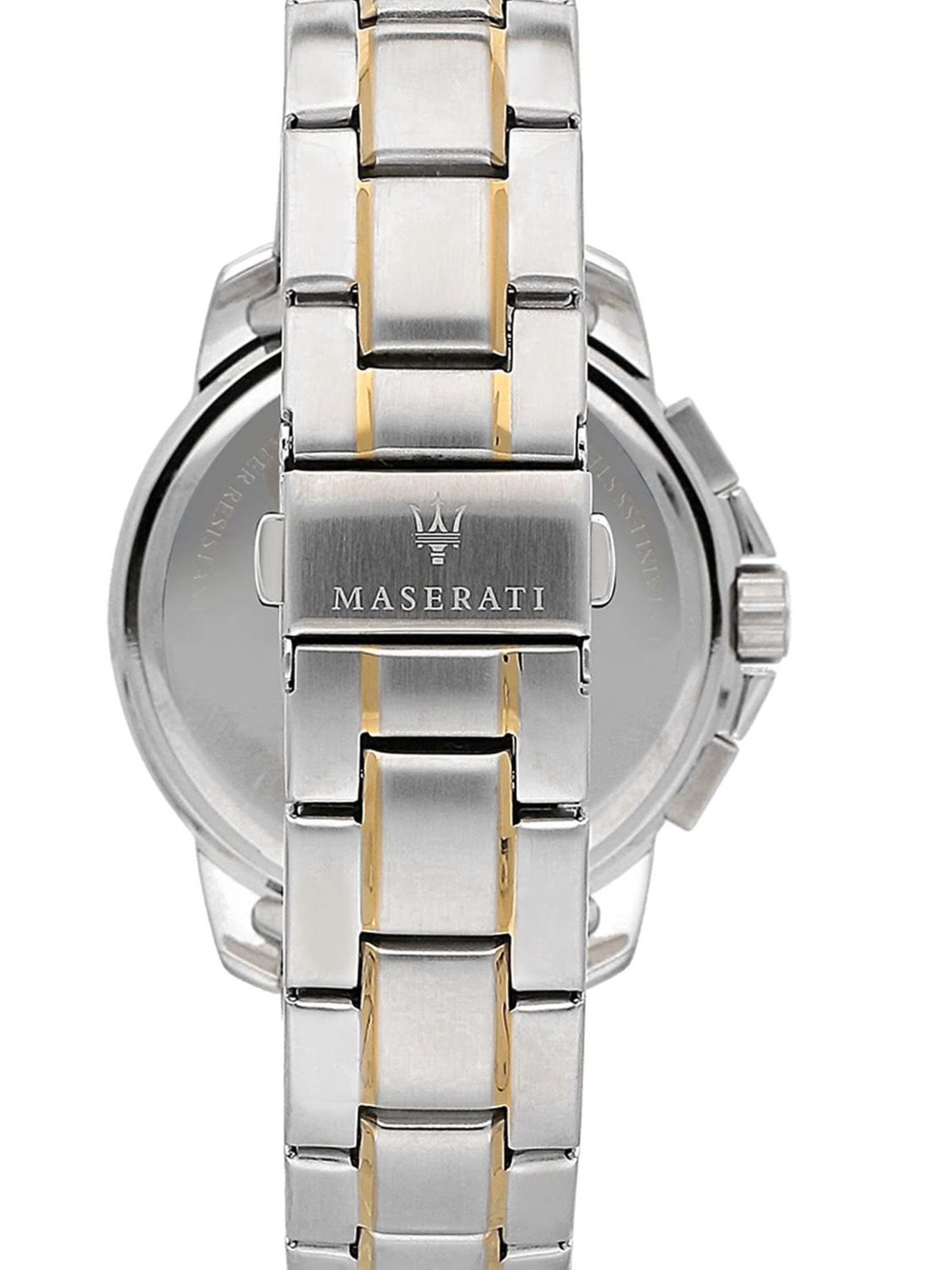Montre à affichage analogique Maserati en argent