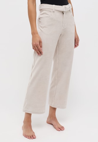 ÆNGELS Tapered Pants in Grey: front