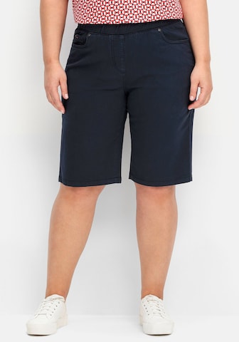 SHEEGO Regular Pants in Blue: front