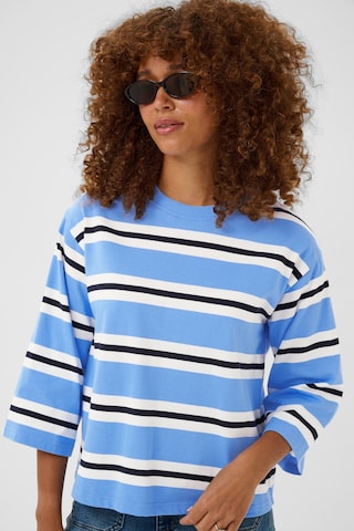 Kaffe - Camisa 'Winny' em azul: frente