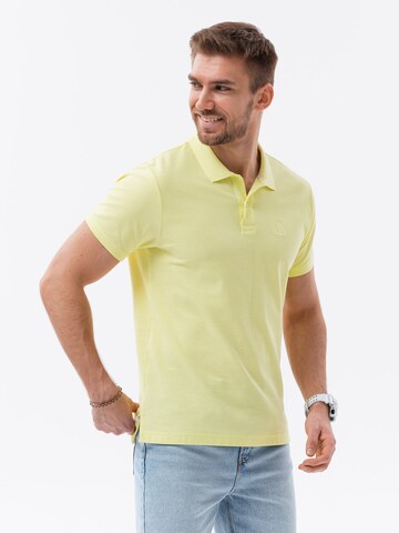 Ombre Shirt 'S1374' in Geel: voorkant