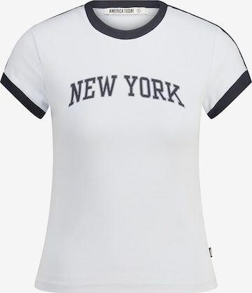 America Today T-Shirt in Weiß: Vorderseite