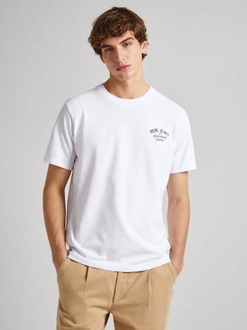 Pepe Jeans Skjorte 'Cave' i hvit