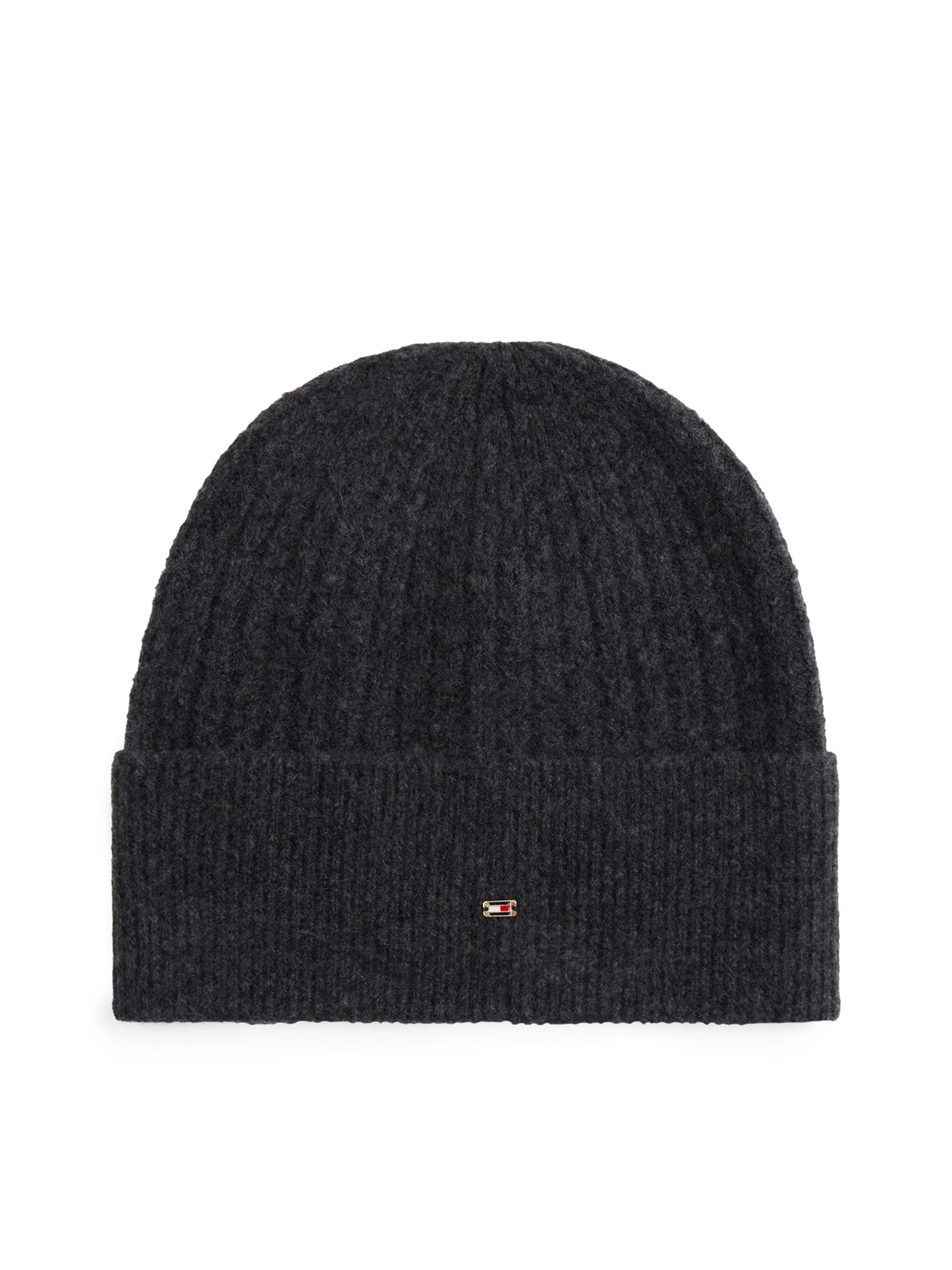 Bonnet TOMMY HILFIGER en noir : devant