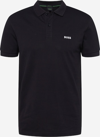 BOSS Green - Camiseta 'Piro' en negro: frente